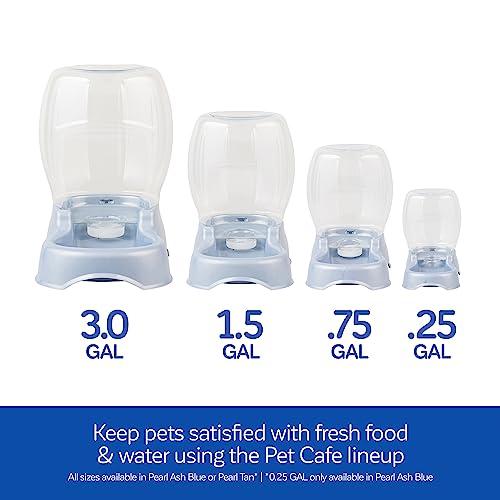 Petmate Pet Cafe Waterer Cat and Dog Water Dispenser 4 Sizes, 3 GAL, Pearl Tan