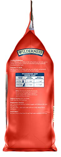Blue Buffalo Wilderness High Protein, Natural Adult Indoor Hairball & Weight Control Dry Cat Food, Chicken 5-lb