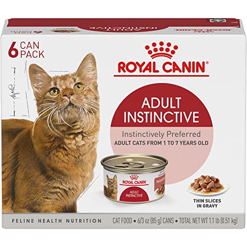 Royal Canin Adult Instinctive Thin Slices in Gravy Wet Cat Food, 3 oz., 6-Pack