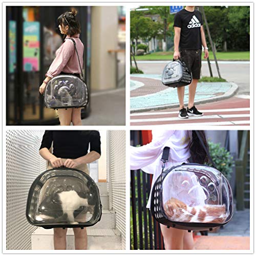 Yafeco Pet Carrier Package,Space Capsule Transparent Bags for Cats and Puppies,Designed for Travel, Hiking, Walking & Outdoor Use