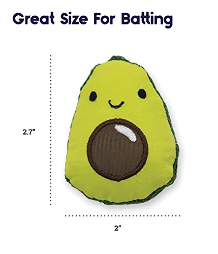 Petstages Lil' Avocato Catnip and Dental Mesh Avocado Cat Toy