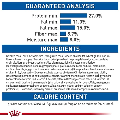 Royal Canin Indoor Adult Dry Cat Food, 3 lb.