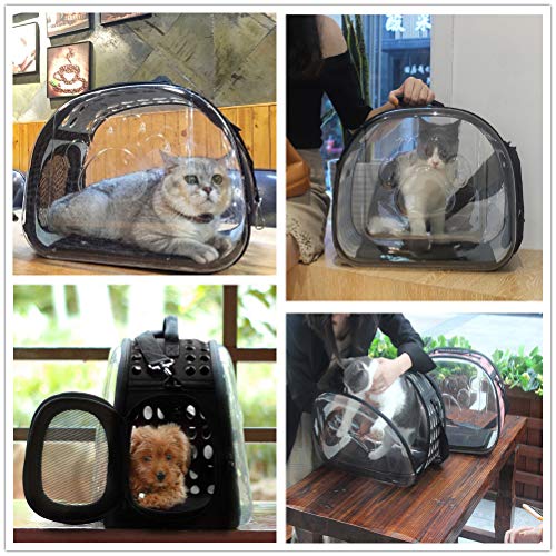 Yafeco Pet Carrier Package,Space Capsule Transparent Bags for Cats and Puppies,Designed for Travel, Hiking, Walking & Outdoor Use
