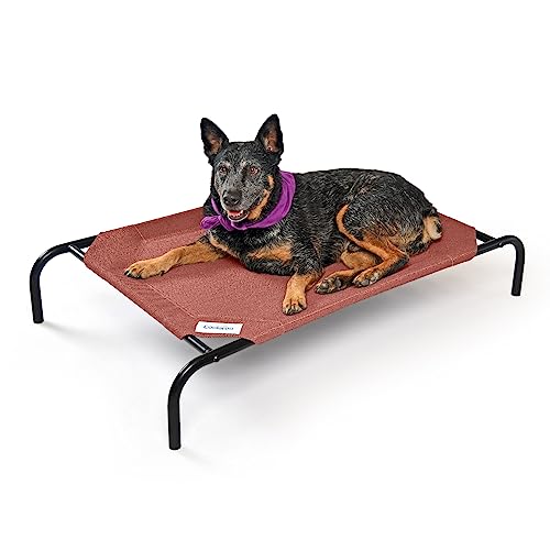 Coolaroo The Original Elevated Pet Bed, Medium, Terracotta