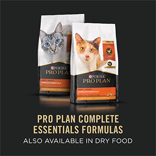 Purina Pro Plan Pate Wet Cat Food, Chunky Chicken Entree - (24) 3 oz. Pull-Top Cans