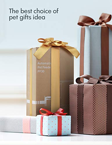 Faroro 7L Automatic Cat Feeder Dog and Cat Food Dispenser with Programmable Timer, Portion Control and Distribution Alarms for 4 Meals Per Day