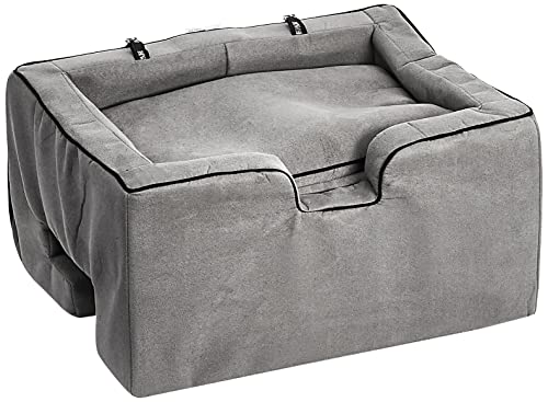 Pet Gear Lookout Booster Car Seat, Removable Comfort Pillow, Safety Tether Included, Installs in Seconds, No Tools Required, 2 Sizes, 3 Colors