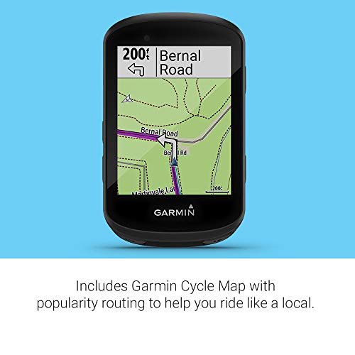 Garmin Edge 530 Mountain Bike Bundle, Performance GPS Cycling/Bike Computer with Mapping, Dynamic Performance Monitoring and Popularity Routing, Includes Speed Sensor and Mountain Bike Mount