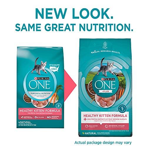 Purina ONE Natural Dry Kitten Food, Healthy Kitten - 16 lb. Bag