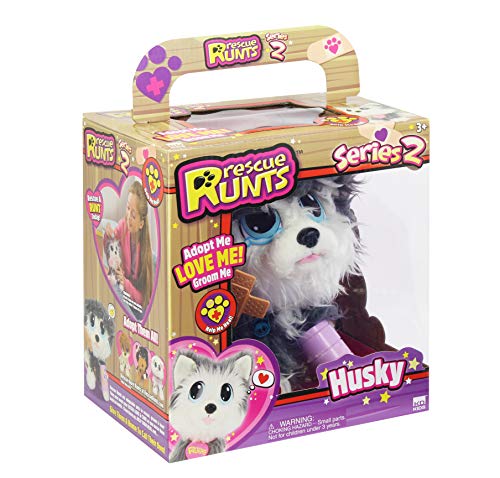 Rescue Runts II Plush Pet You Can Adopt & Rescue, Husky Dog