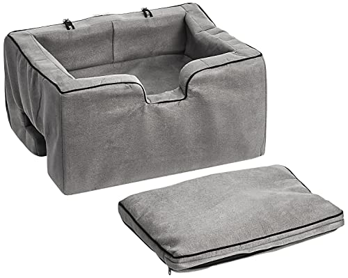 Pet Gear Lookout Booster Car Seat, Removable Comfort Pillow, Safety Tether Included, Installs in Seconds, No Tools Required, 2 Sizes, 3 Colors