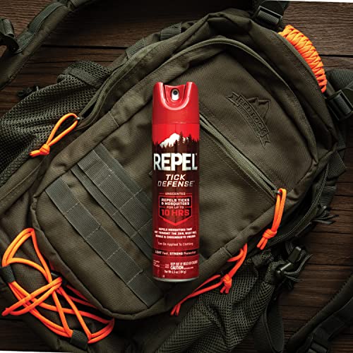 REPEL 94138 HG-94138 Tick Defense Unscented Aerosol-6.5 ounce, 6.5 oz