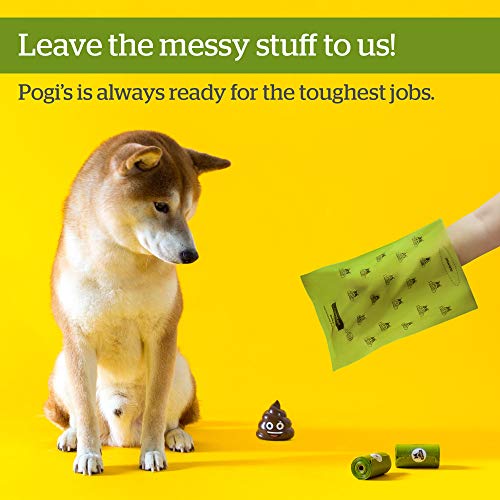 Pogis Poop Bags - 30 Rolls (450 Dog Poop Bags) - Scented, Leak-Proof, Earth-Friendly Poop Bags for Dogs