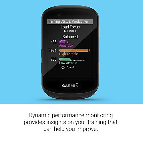 Garmin Edge 530 Mountain Bike Bundle, Performance GPS Cycling/Bike Computer with Mapping, Dynamic Performance Monitoring and Popularity Routing, Includes Speed Sensor and Mountain Bike Mount