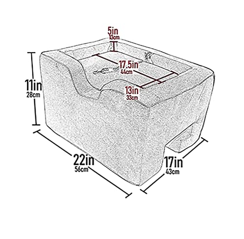 Pet Gear Lookout Booster Car Seat, Removable Comfort Pillow, Safety Tether Included, Installs in Seconds, No Tools Required, 2 Sizes, 3 Colors
