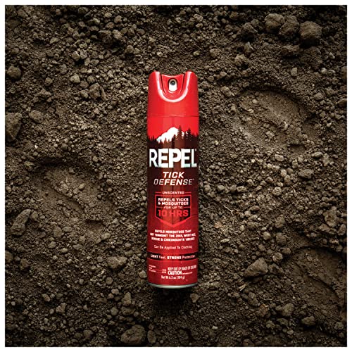 REPEL 94138 HG-94138 Tick Defense Unscented Aerosol-6.5 ounce, 6.5 oz