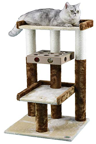 Go Pet Club IQ Busy Box Cat Tree, 19" x 20.5" x 34.5"