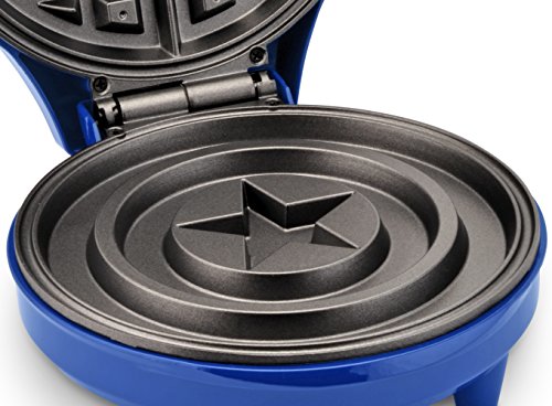 Marvel MVA-278 Captain America Waffle Maker, Blue