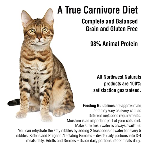 Northwest Naturals Freeze-Dried Cat Nibbles Rabbit Recipe 4 Ounces