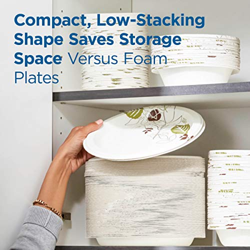 Dixie Ultra Heavy-Weight 12 oz. Paper Bowl by GP PRO (Georgia-Pacific), Pathways, SXB12WS, (125 Bowls Per Pack, 4 Packs Per Case)