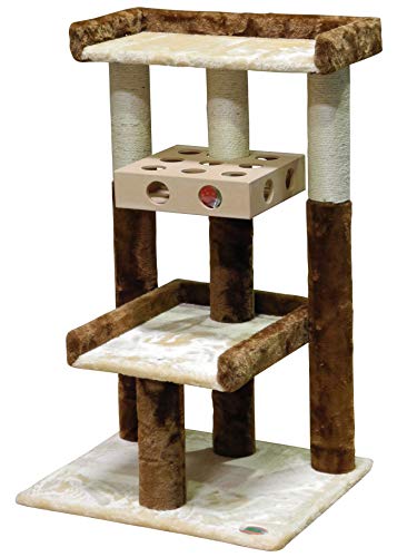 Go Pet Club IQ Busy Box Cat Tree, 19" x 20.5" x 34.5"
