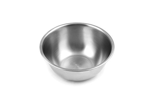 Fox Run Brands 2.75-Quart Stainless Steel Mixing Bowl, 9 x 9 x 4 inches, Metallic