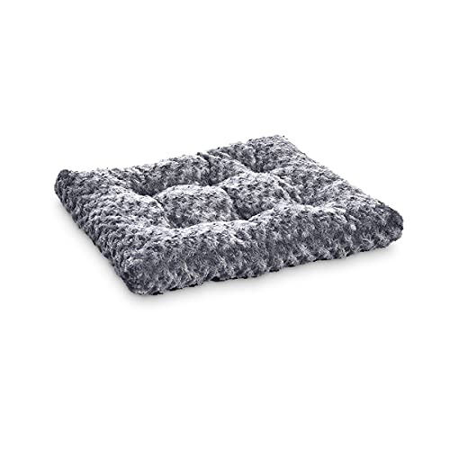 AmazonBasics Pet Dog Bed Pad, 35 x 23 x 3 Inch, Grey Swirl