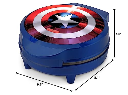 Marvel MVA-278 Captain America Waffle Maker, Blue