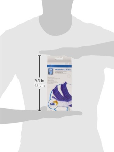 Catit Drinking Fountain Replacement Carbon Filter Cartridge for Fresh & Clear Drinking Fountain - 3-Pack