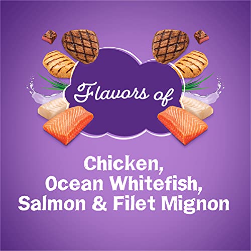 Friskies Dry Cat Food, Surfin' & Turfin' Favorites, 22 Lb Bag