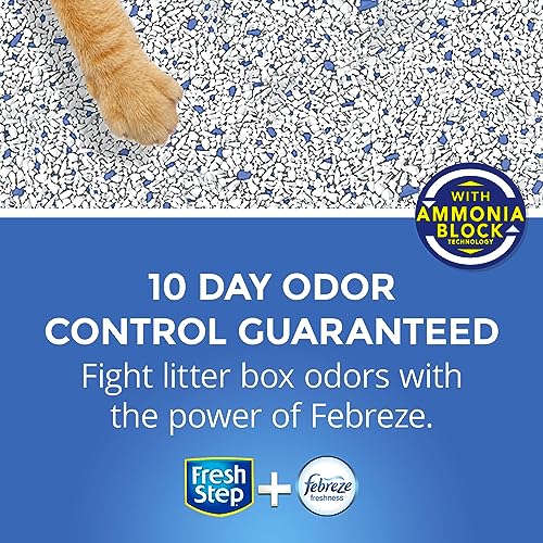 Fresh Step Multi-Cat with Febreze Freshness, Clumping Cat Litter, Scented, 14 Pounds