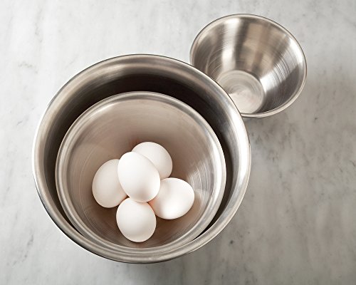 Fox Run Brands 2.75-Quart Stainless Steel Mixing Bowl, 9 x 9 x 4 inches, Metallic