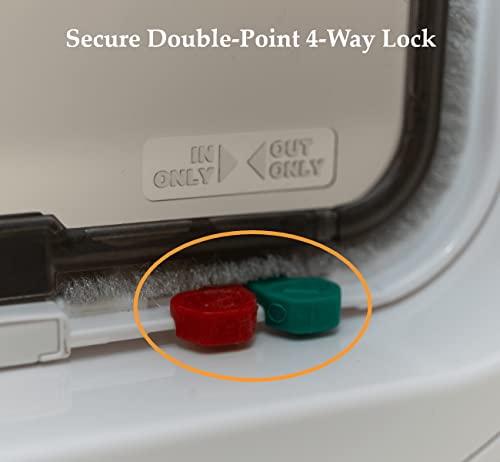 Ani Mate Cat Mate Large Cat Door, White