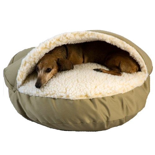 Snoozer Cozy Cave, Khaki, Small
