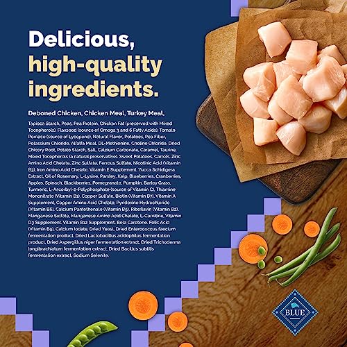 Blue Buffalo Wilderness High Protein Grain Free, Natural Mature Dry Cat Food, Chicken 5-lb