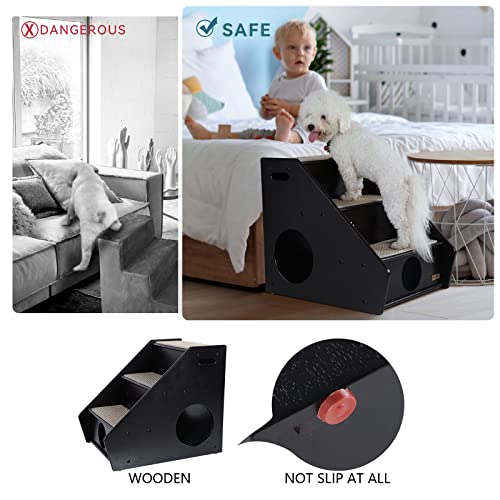Petsfit Wooden 3 Step Pet Stairs