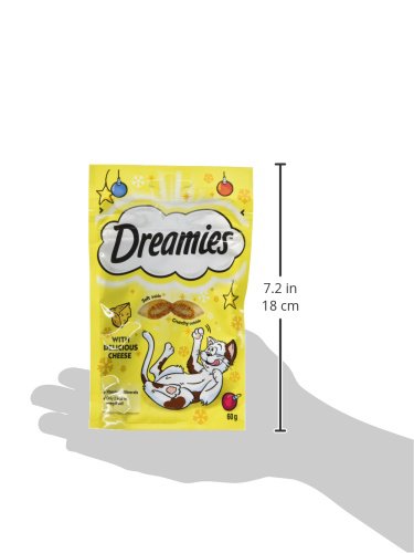 DREAMIES Cheese Cat Treats 60 g (Pack of 8)
