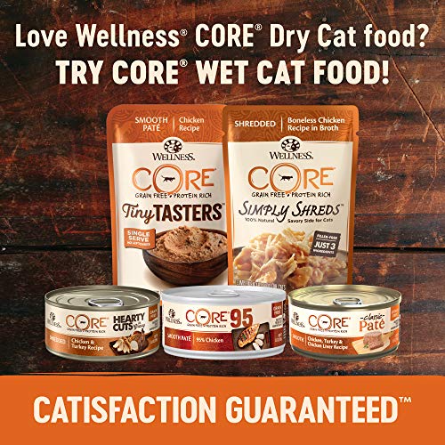 Wellness Core Natural Grain Free Dry Cat Food, Turkey, Turkey Meal & Duck Recipe, 11-Pound Bag