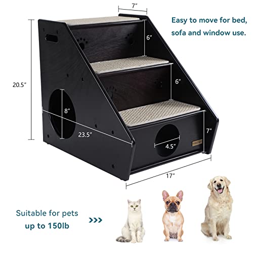 Petsfit Wooden 3 Step Pet Stairs