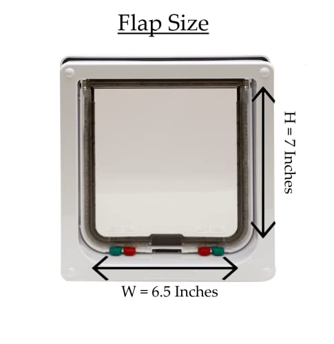 Ani Mate Cat Mate Large Cat Door, White