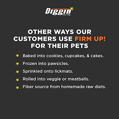 Diggin Your Dog | Firm Up! | Cranberry Pumpkin Super Supplement | GMO free | Digestive & Urinary Tract Support | 4oz Bag