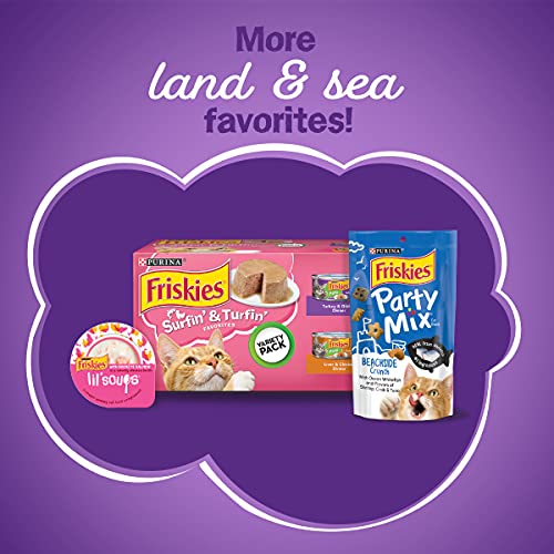 Friskies Dry Cat Food, Surfin' & Turfin' Favorites, 22 Lb Bag