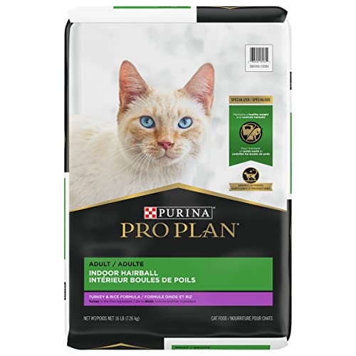 Purina Pro Plan Focus Indoor Care Turkey Rice Dry Adult Cat Food (16 Lb)