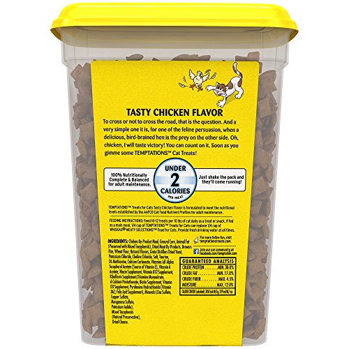 Temptations Classic Treats For Cats Tasty Chicken Flavor 16 Ounces (Pack Of 4)