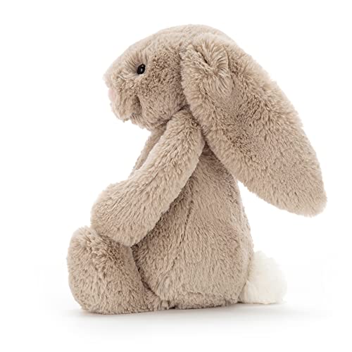 Jellycat Bashful Beige Bunny Stuffed Animal, Medium, 12 inches