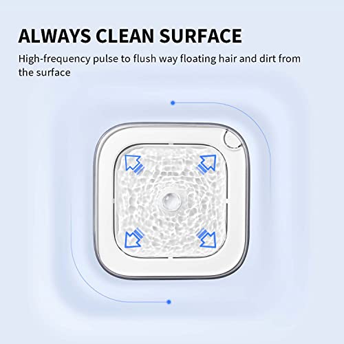 PETKIT Cat Water Fountain, Ultra-Quiet Cat Water Dispenser with Filter 68oz/2L, Auto Power-Off Pump, Intelligent Pet Water Fountain for Cats and Small Dogs with Dual Working Mode, LED Indicator Light