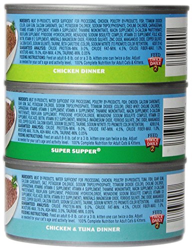 9 Lives Pate Favorites Variety Pack Canned Cat Food, Pack of 12 Cans, 5.5 Ounce