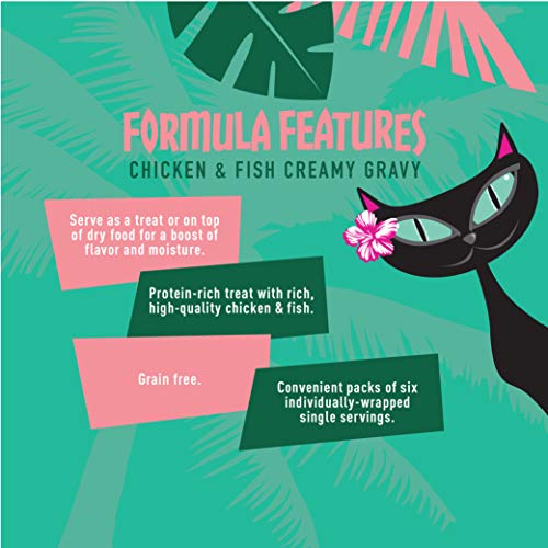 Tiki Cat Stix Wet Treats, Grain Free Lickable in Creamy Gravy