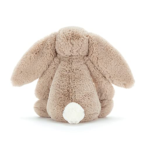 Jellycat Bashful Beige Bunny Stuffed Animal, Medium, 12 inches