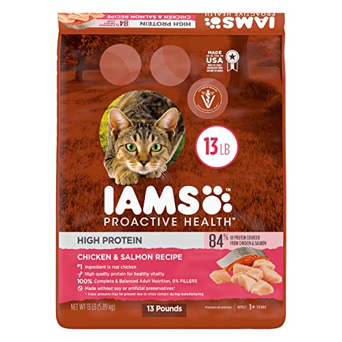 IAMS PROACTIVE HEALTH HIGH PROTEIN Adult Dry Cat Food 13.0 pounds